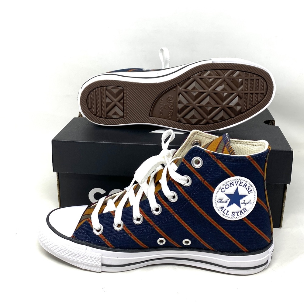 Converse Chuck Taylor High Shoes Skate Bordeaux Blue Canvas Women's Size A04303C - Picture 3 of 9